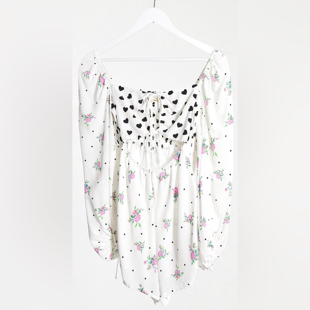 NWT For Love and Lemons Dolly Romper